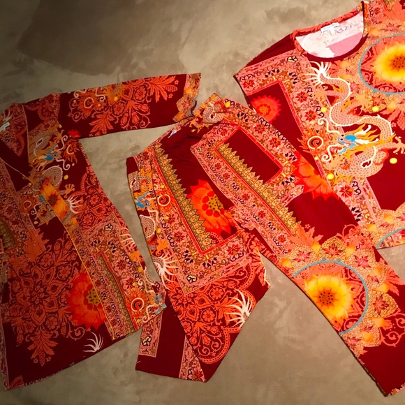 Johnny Was | Intimates & Sleepwear | New Johnny Was Dragonia Print Pj M ...